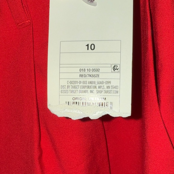 a new day: Women's Vibrant Red Trousers size 10 - Picture 3 of 8
